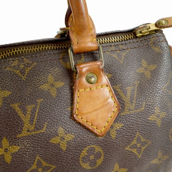 LOUIS VUITTON SPEEDY 25 HAND BAG PURSE MONOGRAM CANVAS MI0941 - Picture 7 of 15
